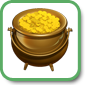 YoVille profile pot of gold icon