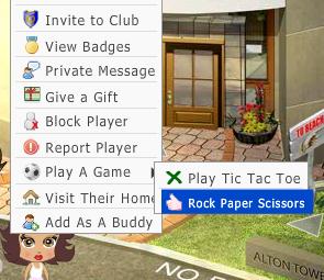 Invite Rock Paper Scissors game